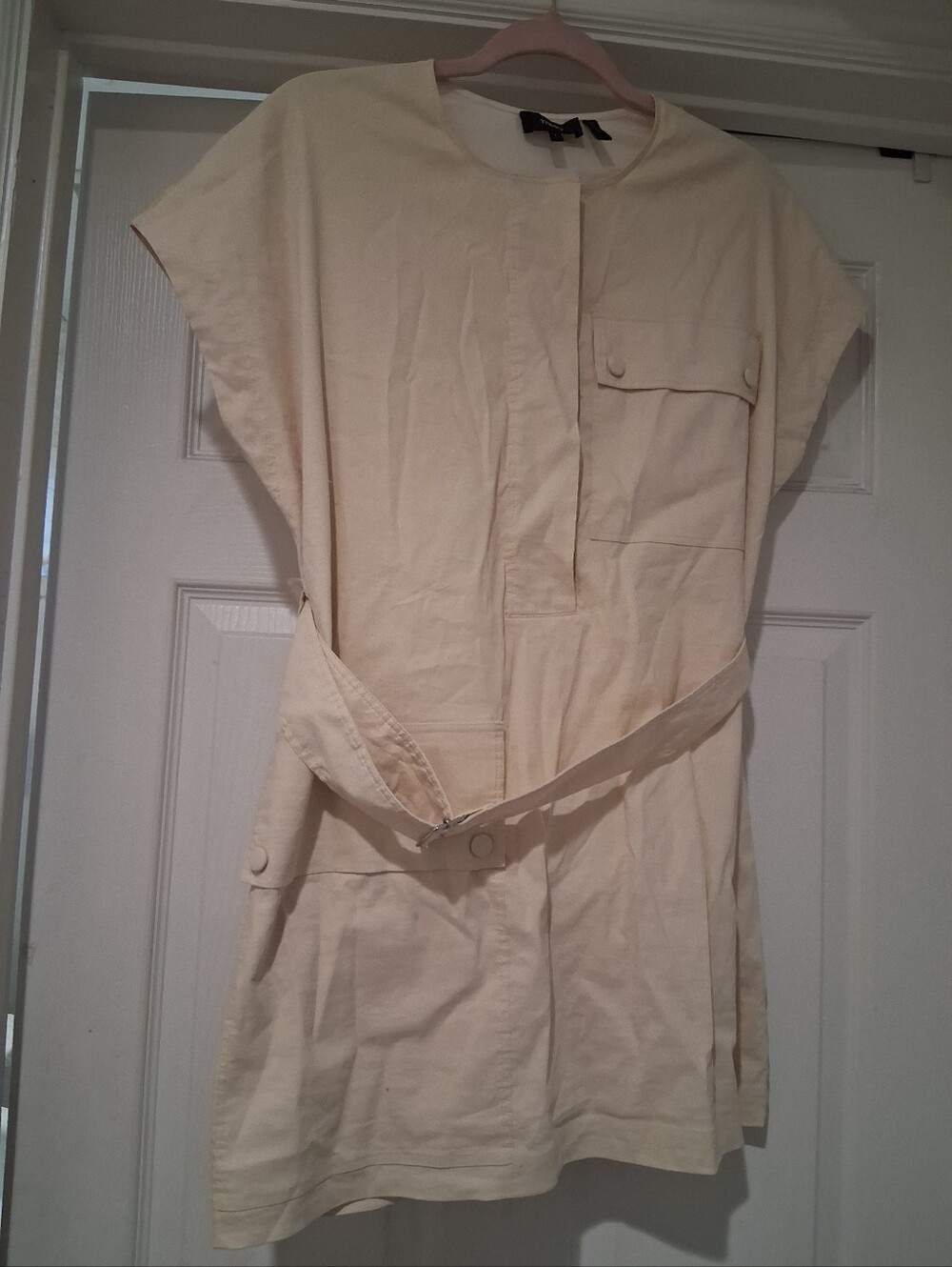 Theory Beige Mini Dress